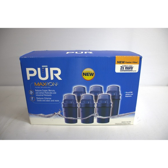 Pur Other - PUR Maxion Basic Filter 6 Replacement Pitcher Filter Reduce 2x More Contaminants